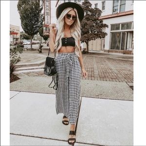 Lulus Gingham Pants